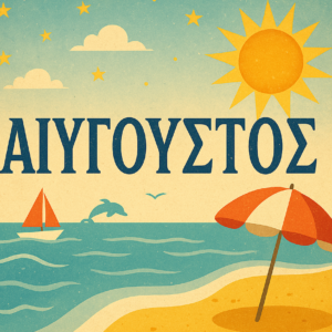 ΑΥΓΟΥΣΤΟΣ